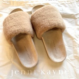 Jenni Kayne shearling slides: size 38